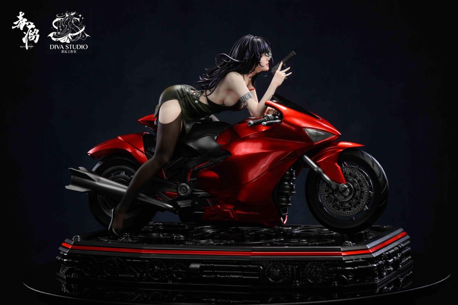 【預購】DIVA-Studio蒂瓦工作室 > 原創 > 1/4 毒瘤授權 曼珠沙華機車 Fries-Studio,尼爾自動人形,2B,GK,玩具,收藏,擺件,模型,公仔,人偶,手辦,動漫