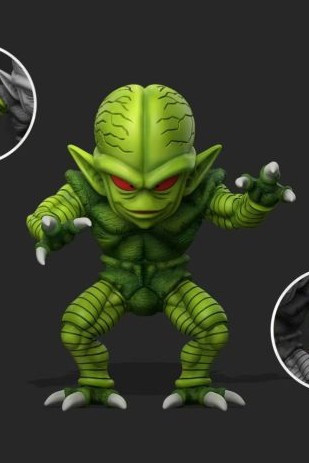 【售罄-代購/追加服務請洽客服】Power- Studio>七龍珠>賽亞人篇 蔬菜人 七龍珠,Dragonball,蔬菜人,Powerstudio,超級賽亞人,賽亞人,GK,玩具,模型,雕像,共鳴