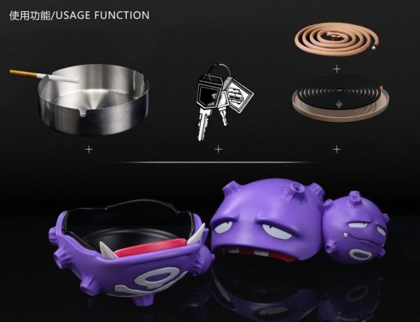 【海外現貨】品匠 IRON > 寶可夢 > MQ064 雙彈瓦斯 怪博士與機器娃娃,阿拉蕾,GK,玩具,模型,雕像,擺飾,收藏,共鳴