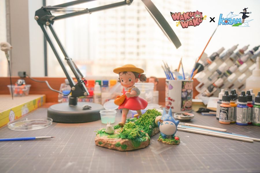 【預購】WakuWaku & 風見Kazami > 宮崎駿 > 龍貓系列 小梅與白龍貓 WakuWaku,風見Kazami,宮崎駿,小梅,白龍貓,GK,玩具,收藏,擺件,模型,公仔,人偶,手辦,動漫