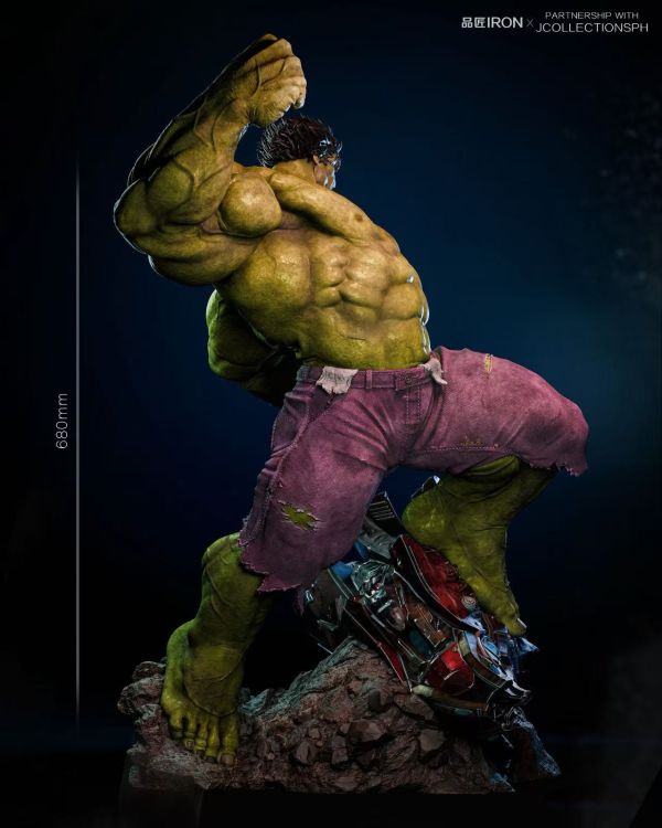 【預購】品匠IRON & JCOLLECTIONSPH > Marvel漫威宇宙 > 1/4 綠巨人 Hulk浩克 POPO,鏈鋸人,蕾潔,GK,玩具,收藏,擺件,模型,公人偶,手辦,動漫