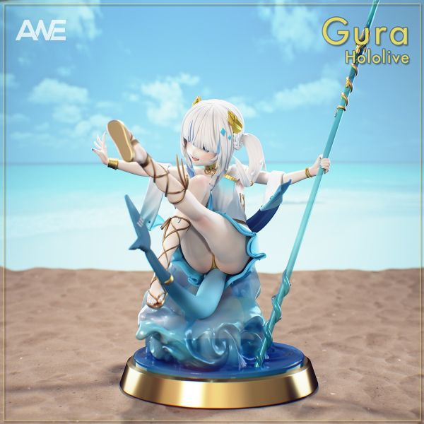 【預購】ANE工作室>Vtuber>鯊鯊 噶嗚·古拉 海賊王,航海王,onepiece,龍宮二王子,魚人島篇第五彈,GK,玩具,模型,雕像,共鳴