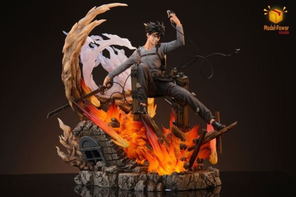 【在台現貨】Model Power-Studio > 進擊的巨人 > 第六彈 巷戰 兵長 進擊的巨人,巷戰兵長,兵長,GK,玩具,模型,雕像,共鳴
