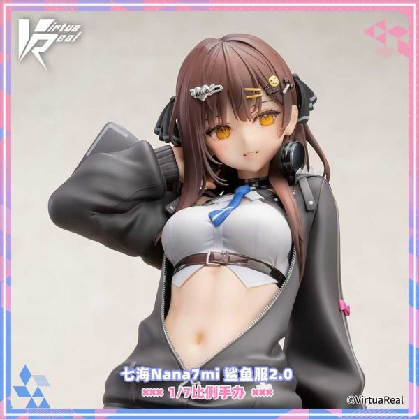 【預購】逆轉工作室 > VirtuaReal > 1/7 鯊魚服2.0 七海Nana7mi VirtuaReal,七海Nana7mi,GK,玩具,模型,雕像,共鳴