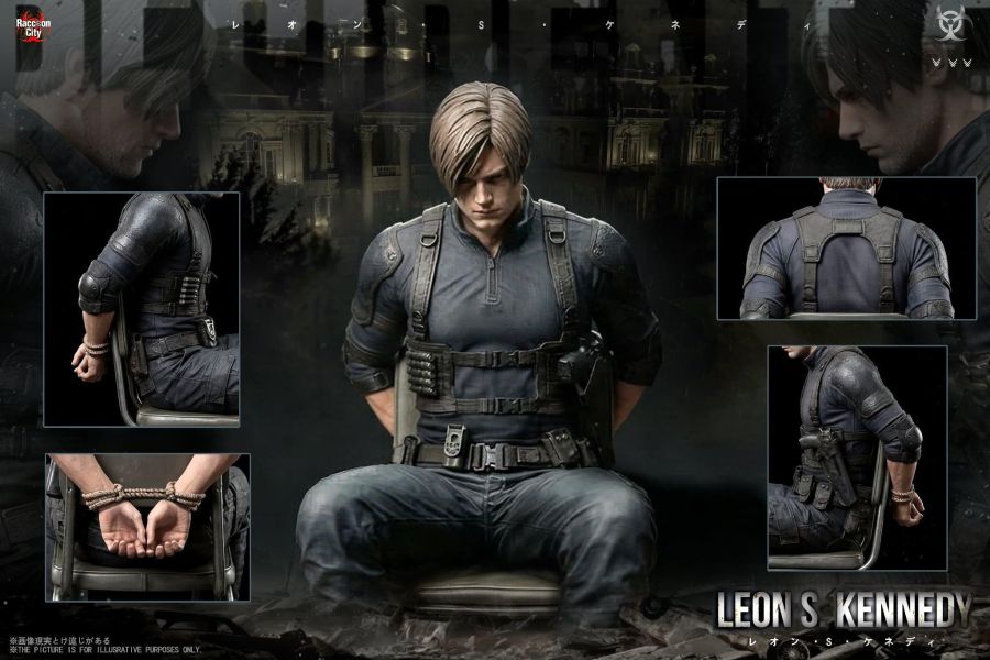 【預購】Raccoon City & SUPER HERO > 惡靈古堡 > 1/4&1/6 里昂·斯科特·肯尼迪 (雙版本) Raccoon City,SUPER HERO,惡靈古堡,里昂·斯科特·肯尼迪,GK,玩具,收藏,擺件,模型,公仔,人偶,手辦,動漫