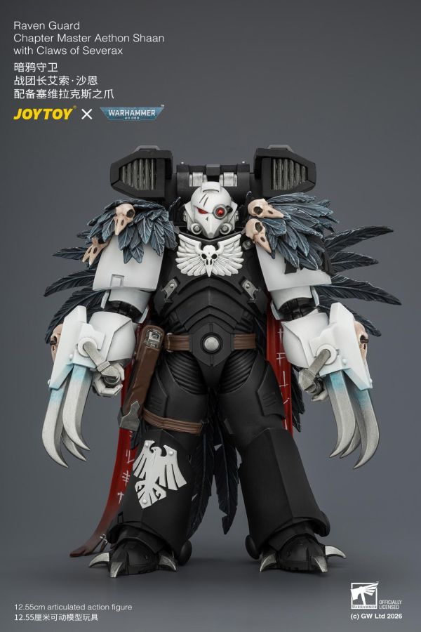 【預購】JOYTOY > 戰鎚40K > 1/18 暗鴉守衛 戰團長 艾索·沙恩 JOYTOY,戰鎚40K,暗鴉守衛,艾索·沙恩,GK,玩具,收藏,擺件,模型,公仔,人偶,手辦,動漫