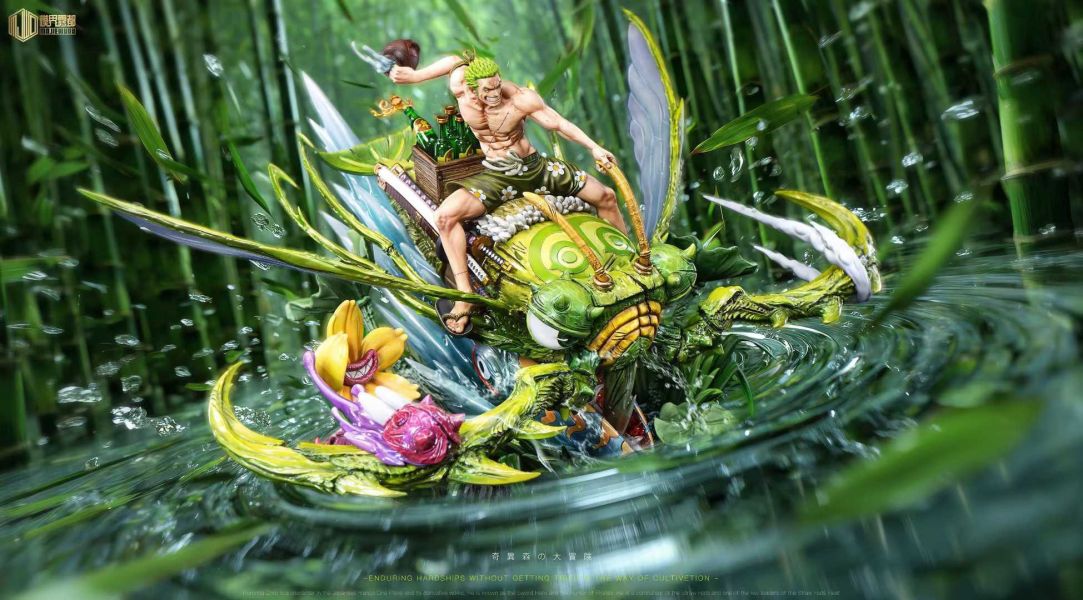 【預購】模界霧都 > 海賊王 > 奇異森林大冒險第五彈 羅羅亞·索隆&飛天螳螂 海賊王,羅羅亞·索隆,飛天螳螂,GK,玩具,模型,雕像,共鳴