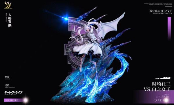 【補款】Imagination(YY) > 約會大作戰 > 1/6 時崎狂三vs白之女王 (雙版本) Imagination(YY),約會大作戰,時崎狂三,白之女王,GK,玩具,收藏,擺件,模型,公仔,人偶,手辦,動漫