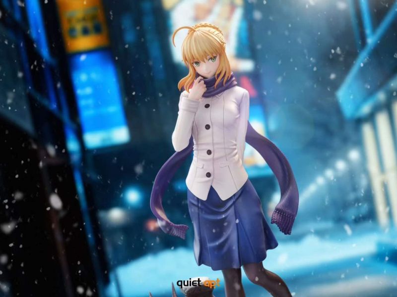 【預購】QuietArt > Fate > 1/6 冬夜 Saber 阿爾托莉雅·潘德拉貢 QuietArt,Fate,Saber,GK,玩具,收藏,擺件,模型,公仔,人偶,手辦,動漫