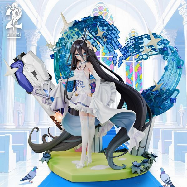 【預購】Alice21 > 蔚藍檔案 > 1/4 純白誓約 星流密約 天童愛麗絲 (雙版本) 蔚藍檔案,純白誓約 星流密約 天童愛麗絲,GK,玩具,模型,雕像,共鳴