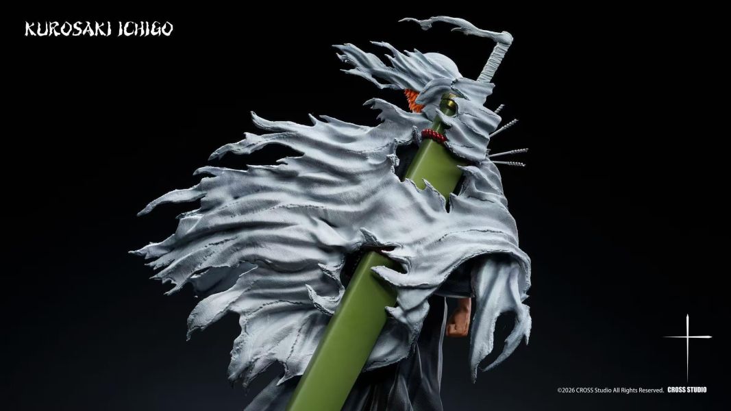 【預購】Cross-Studio > BLEACH死神 > 1/6 初見端倪的虛化 面具 黑崎一護 Moss-Studio,BLEACH死神,更木劍八,GK,玩具,收藏,擺件,模型,公仔,人偶,手辦,動漫