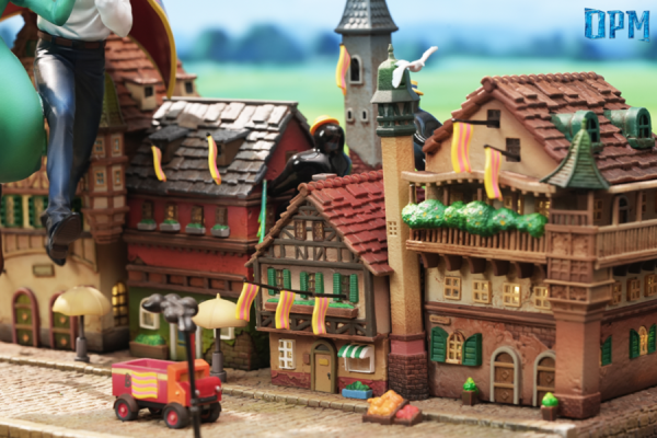 【補款】OPM-Studio>宮崎駿>桌面小場景系列006 霍爾的移動城堡 蘇菲與霍爾空中漫步 宮崎駿,霍爾的移動城堡,蘇菲與霍爾空中漫步,OPMStudio,GK,玩具,模型,雕像,擺飾,收藏,共鳴