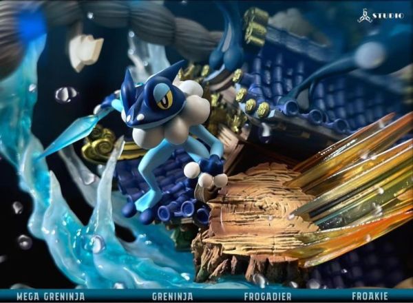 【售罄-代購/追加服務請洽客服】666撒旦 > 寶可夢 > MEGA忍蛙巨型飛水手裏劍全員出陣 (雙版本) 666撒旦,寶可夢,忍蛙巨型飛水手裏劍,GK,玩具,收藏,擺件,模型,公仔,人偶,手辦,動漫