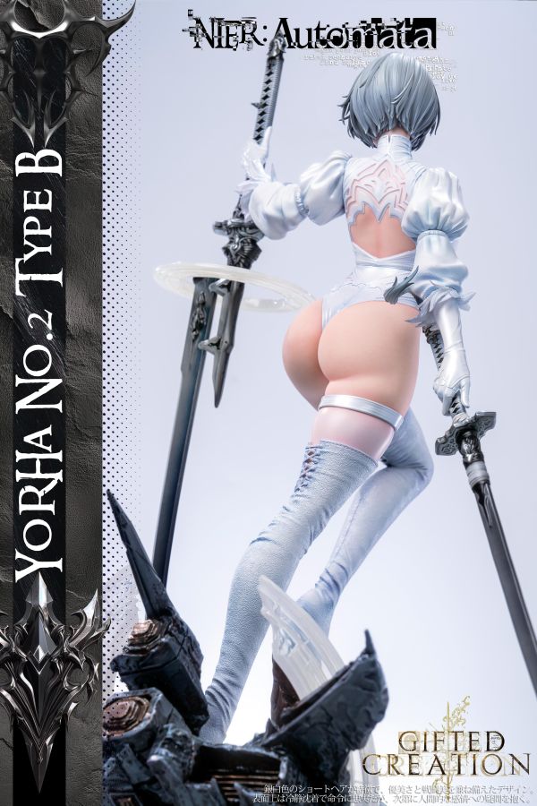 【預購】Gifted Creation > 尼爾自動人形&劍星 > 1/4 2B&伊芙的換裝時間 (多版本) 尼爾自動人形,劍星,2B,伊芙,GK,玩具,模型,雕像,共鳴