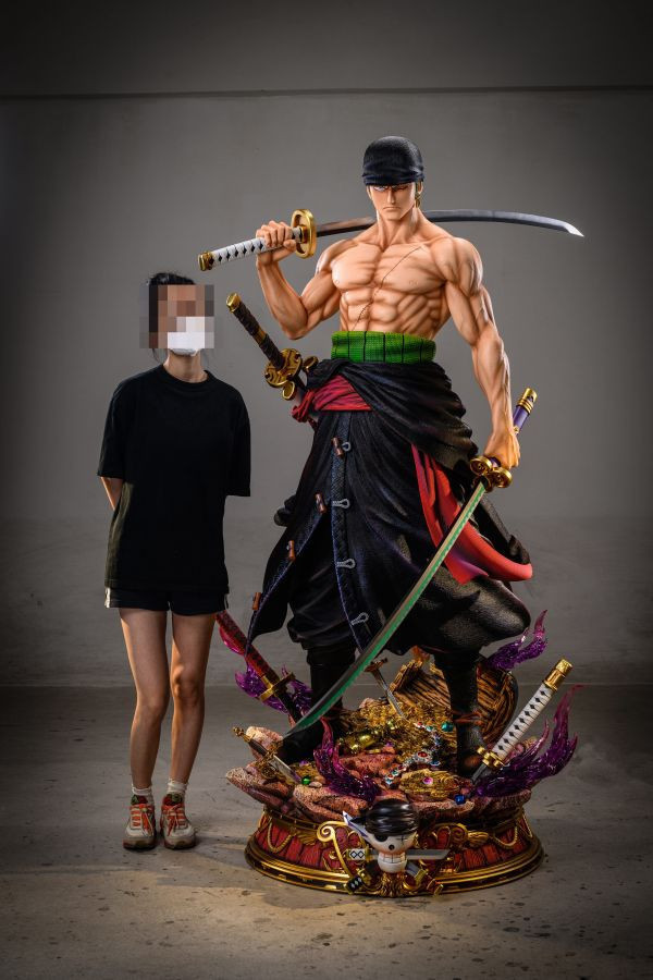 【預購】LX-Studio > 海賊王 > 1/1 索隆(雙版本) 海賊王,航海王,onepiece,索隆,GK,玩具,模型,雕像,共鳴