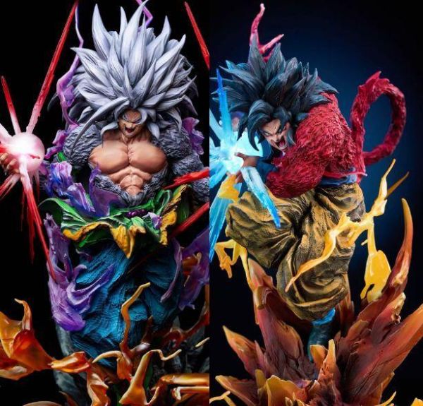 【預購】鐵幕-Studio > 七龍珠 > 1/4&1/6 超級賽亞人4&5 (雙版本) 鐵幕-Studio,七龍珠,超級賽亞人,GK,玩具,收藏,擺件,模型,公仔,人偶,手辦,動漫