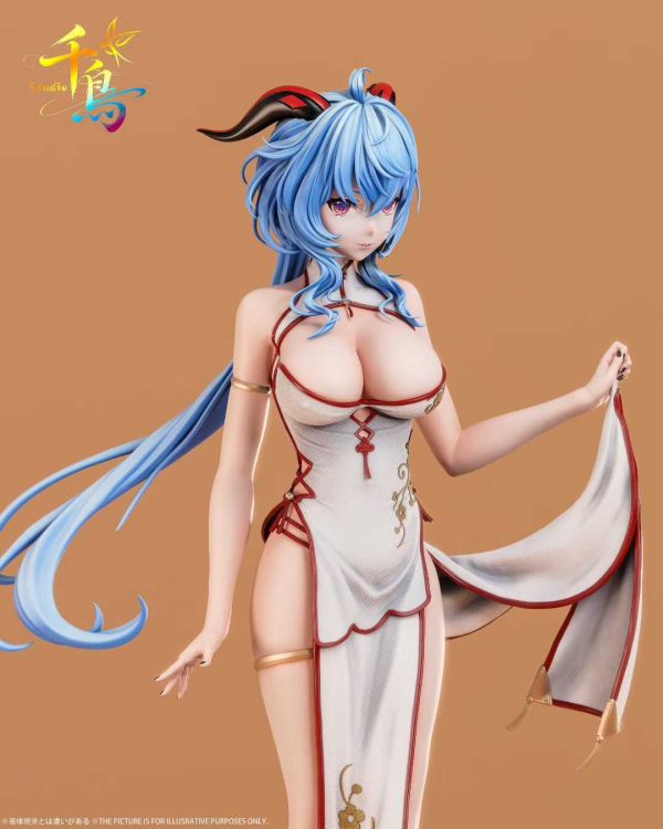 【預購】千鳥-Studio > 原神 > 1/1&1/6 國風旗袍 甘雨 (雙比例) 原神,甘雨,GK,玩具,模型,雕像,共鳴