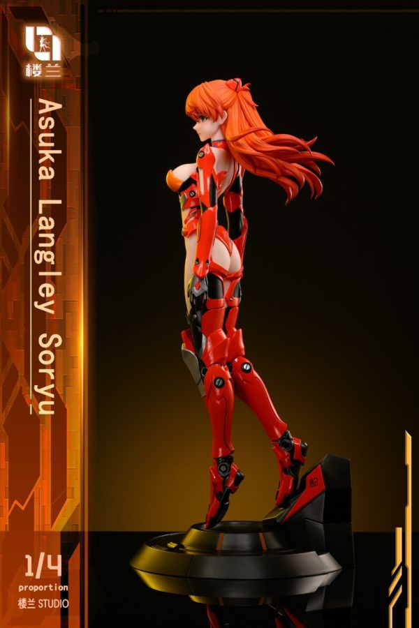 【售罄-代購/追加服務請洽客服】loulan樓蘭>EVA新世紀福音戰士>1/6 & 1/4 機甲明日香 EVA,新世紀福音戰士,明日香,Loulan,樓蘭,機甲,GK,玩具,雕像,擺件,收藏