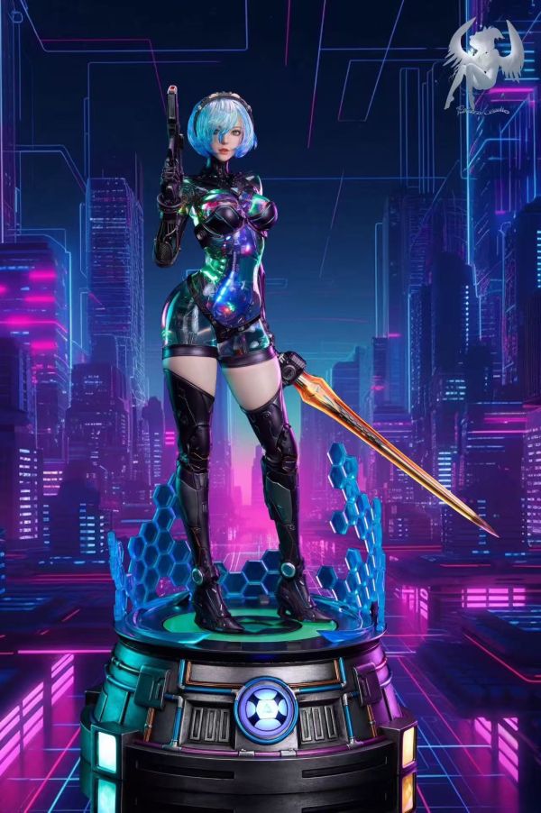 【預購】《正版授權》北極星工作室 > 原創IP > 1/4 賽博世界啟示錄 機械姬 淩 (雙版本) 北極星工作室,淩,GK,玩具,收藏,擺件