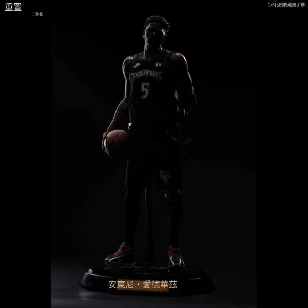 【預購】Reset-Studio > NBA > 1/6 安東尼·愛德華茲 Reset-Studio,NBA,安東尼·愛德華茲,GK,玩具,收藏,擺件,模型,公仔,人偶,手辦,動漫