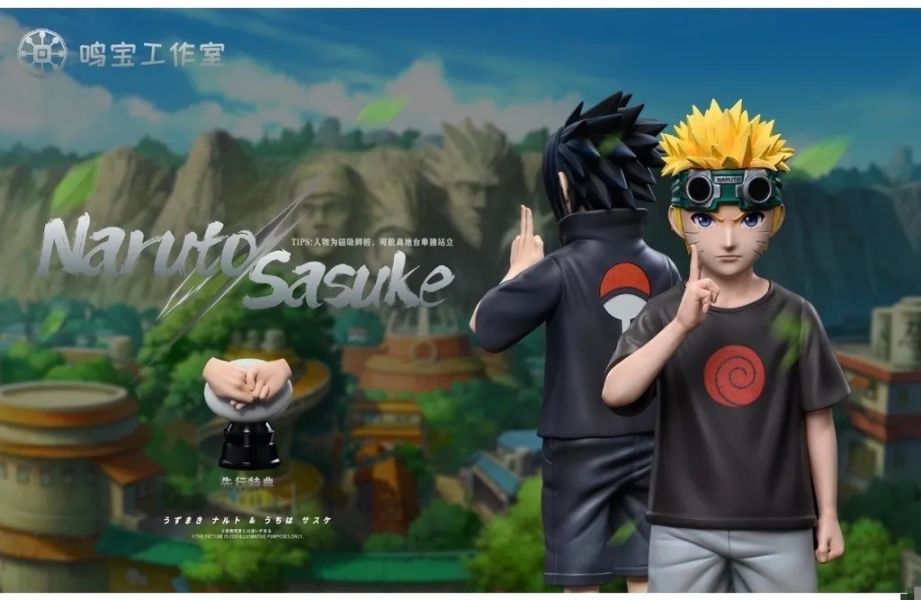 【預購】鳴寶工作室 > 火影忍者 > 羈絆 童年鳴人佐助 (雙版本) 鳴寶工作室,火影忍者,鳴人,佐助,GK,玩具,收藏,擺件,模型,公仔,人偶,手辦,動漫