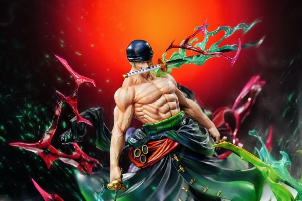 【預購】SY私域 & LX > 海賊王 > 草帽團共鳴系列第一彈 地獄之王 羅羅亞·索隆 海賊王,羅羅亞·索隆,GK,玩具,模型,雕像,共鳴