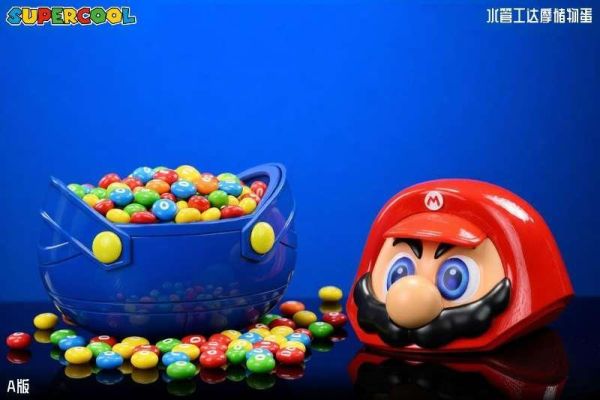 【預購】SUPERCOOL > 任天堂 > 瑪利歐兄弟達摩儲物蛋 (雙版本) SUPERCOOL,任天堂,瑪利歐,達摩,GK,玩具,收藏,擺件,模型,公仔,人偶,手辦,動漫