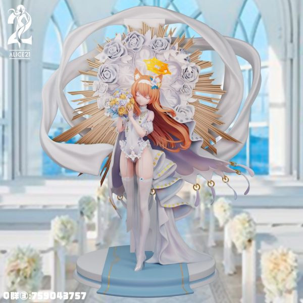 【預購】Alice21 > 蔚藍檔案 > 1/6 純白誓約系列第5/9彈 晨輝神約·瑪麗 碧藍航線,妖萌萌 ,七省 ,GK,玩具,模型,雕像,共鳴