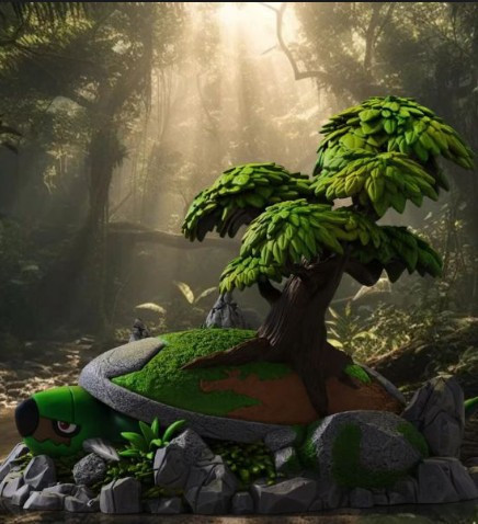 【已售罄，如欲追加請私訊客服@toykokoro】 XY-Studio>寶可夢>圖鑒系列 場景第二彈 土台龜 寶可夢,Pokemon,Pokémon,土台龜,GK,玩具,模型,雕像,擺飾,收藏,共鳴