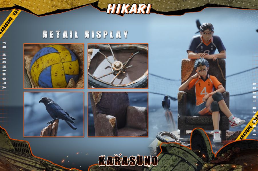 【預購】HIKARI > 排球少年 > 垃圾場共鳴系列第三彈 西谷夕&東峰旭 排球少年,西谷夕,東峰旭,GK,玩具,模型,雕像,共鳴