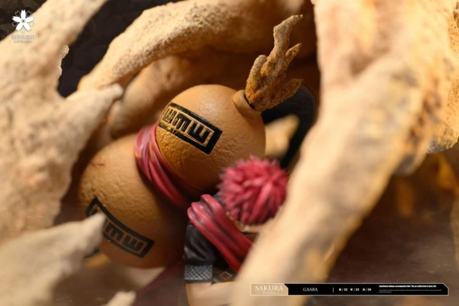 【已售罄，如欲追加請私訊客服@toykokoro】櫻花-Studio>火影忍者>輕雕像共鳴系列第七彈 我愛羅 火影忍者,NARUTO,我愛羅,櫻花,GK,玩具,模型,雕像,共鳴