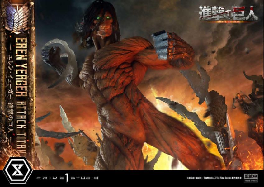 【預購】Prime 1 Studio > 進擊的巨人 > 艾連·葉卡 (雙版本) Prime 1 Studio,進擊的巨人,艾連·葉卡,GK,玩具,收藏,擺件,模型,公仔,人偶,手辦,動漫