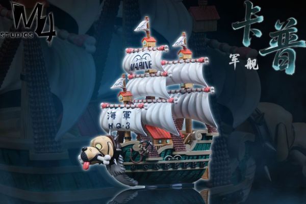 【預購】M4工作室 > 海賊王 > 全員船系列第二十四彈 卡普海軍船 卡普軍艦 海賊王,卡普軍艦,GK,玩具,模型,雕像,共鳴