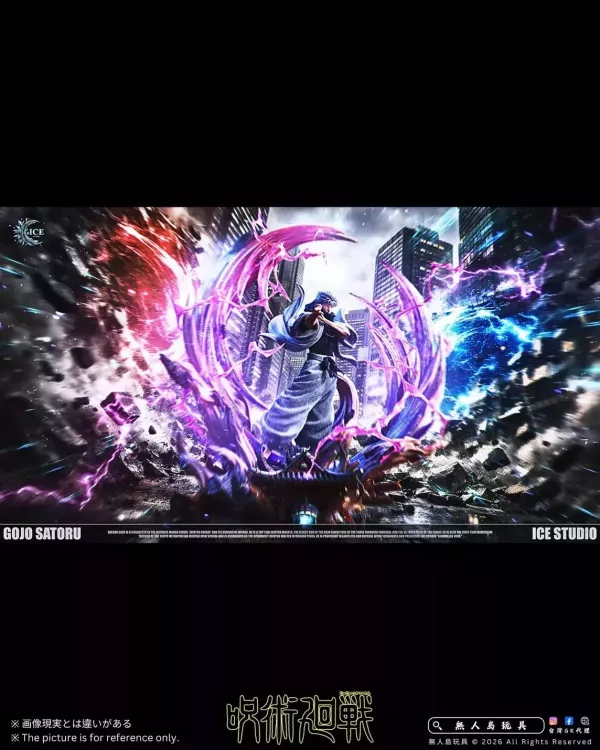 【預購】ICE冰屋 > 咒術迴戰 > 1/6 五條悟 (雙版本) ICE冰屋,咒術迴戰,五條悟,GK,玩具,收藏,擺件,模型,公仔,人偶,手辦,動漫
