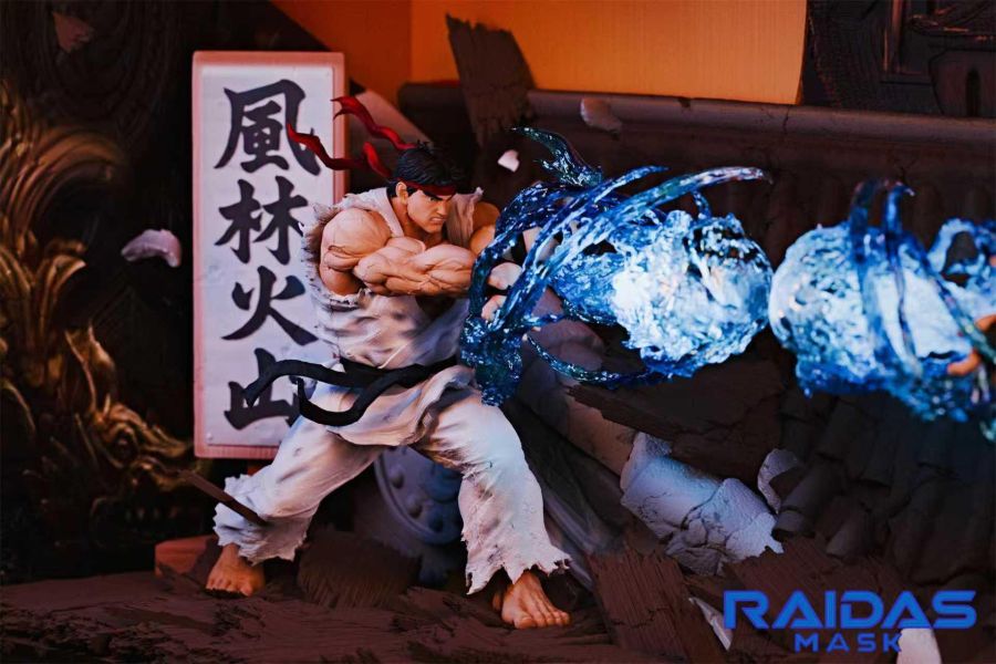【預購】Raidas Mask-Studio > 快打旋風 > 1/6 NO.3 沖擊對決！隆Ryu & 肯Ken 狂風工作室,寫意,海賊王,白胡子,GK,玩具,收藏,擺件,模型,公仔,人偶,手辦,動漫