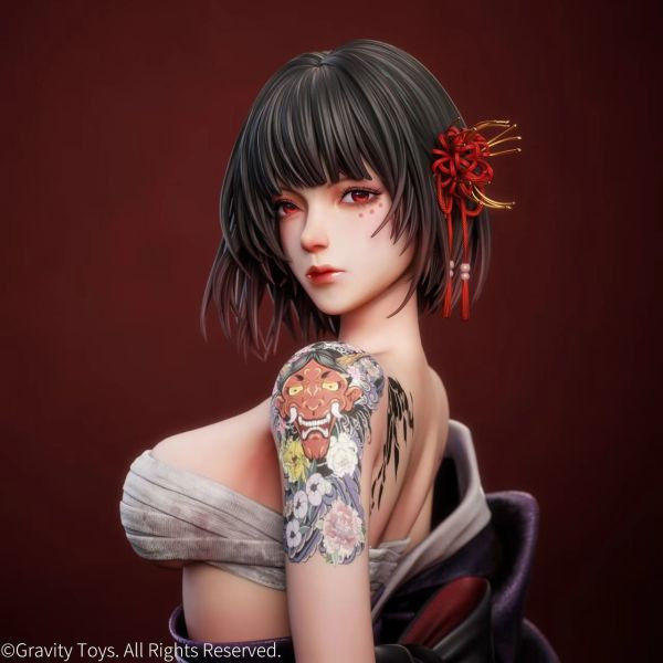 【補款】Gravity Toys>1/4 花魁 彼岸 花魁,彼岸,GK,玩具,模型,雕像,共鳴