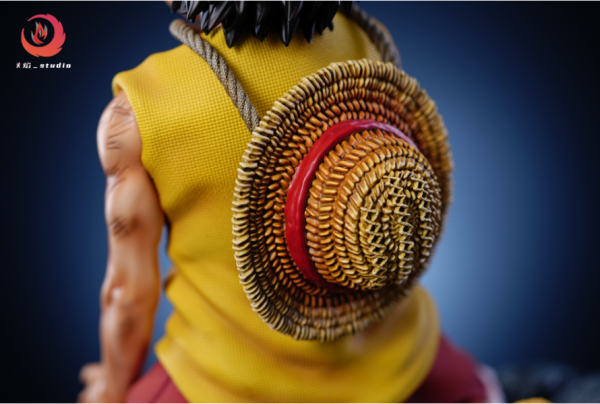 【已售罄，如欲追加請私訊客服@toykokoro】火焰-Studio>海賊王>崩潰魯夫(雙比例) 蠟筆小新,動感超人,野原新之助,FUNISM玩樂主義,正版潮玩,GK,玩具,雕像,擺件,收藏