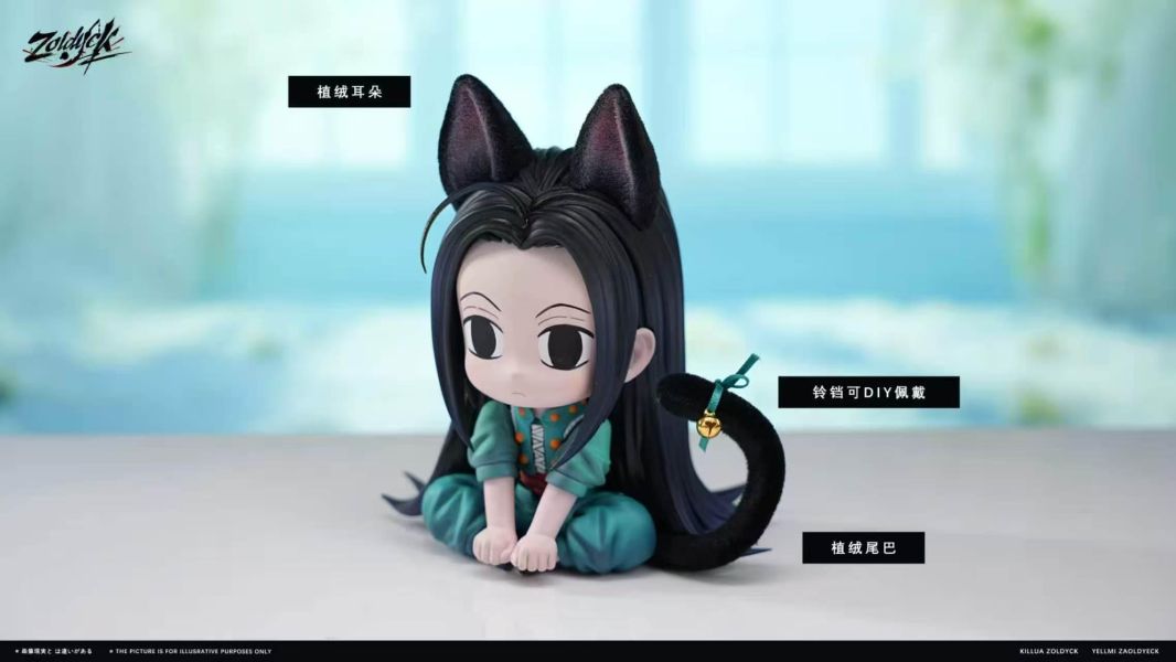 【預購】Zoldyck > HUNTER×HUNTER全職獵人 > Q版貓貓奇犽＆伊爾謎(雙比例) Lolita-Studio,HUNTER×HUNTER全職獵人,奇犽,小傑,GK,玩具,收藏,擺件,模型,公仔,人偶,手辦,動漫