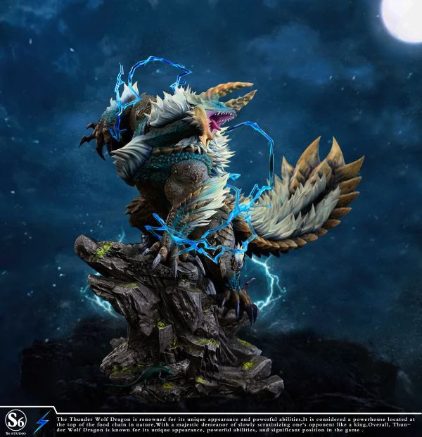 【售罄-代購/追加服務請洽客服】S6工作室 X 魔物獵人 共鳴系列004 雷狼龍 異度神劍,Mythra,ABsinthe,GK,玩具,模型,雕像,擺飾,收藏,共鳴
