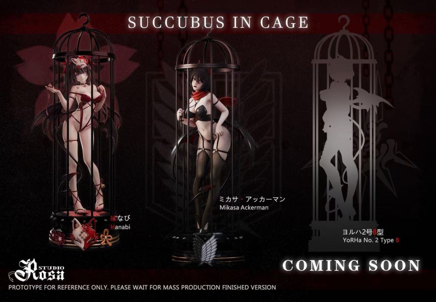 【預購】Rosa-Studio > 進擊的巨人 > 1/6 籠中魅魔 NO.2·魅魔三笠 米卡莎·阿卡曼 (雙頭雕 & 雙版本) Rosa-Studio,進擊的巨人,米卡莎,GK,玩具,收藏,擺件,模型,公仔,人偶,手辦,動漫