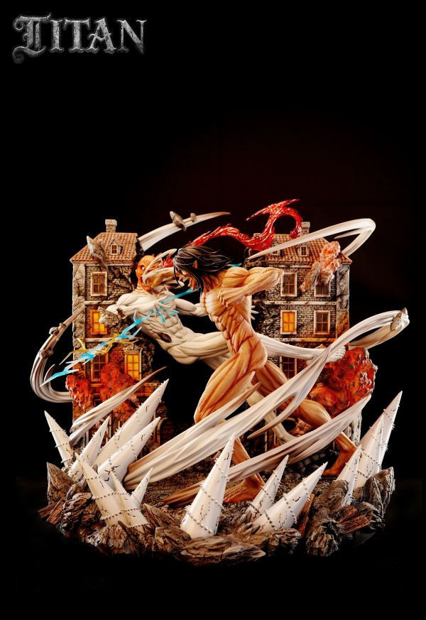 【預購】TITAN-Studio > 進擊的巨人 > 1/8&1/30 大型巨人第一彈 戰錘巨人vs進擊的巨人 TITAN-Studio,進擊的巨人,戰錘巨人,GK,玩具,收藏,擺件,模型,公仔,人偶,手辦,動漫