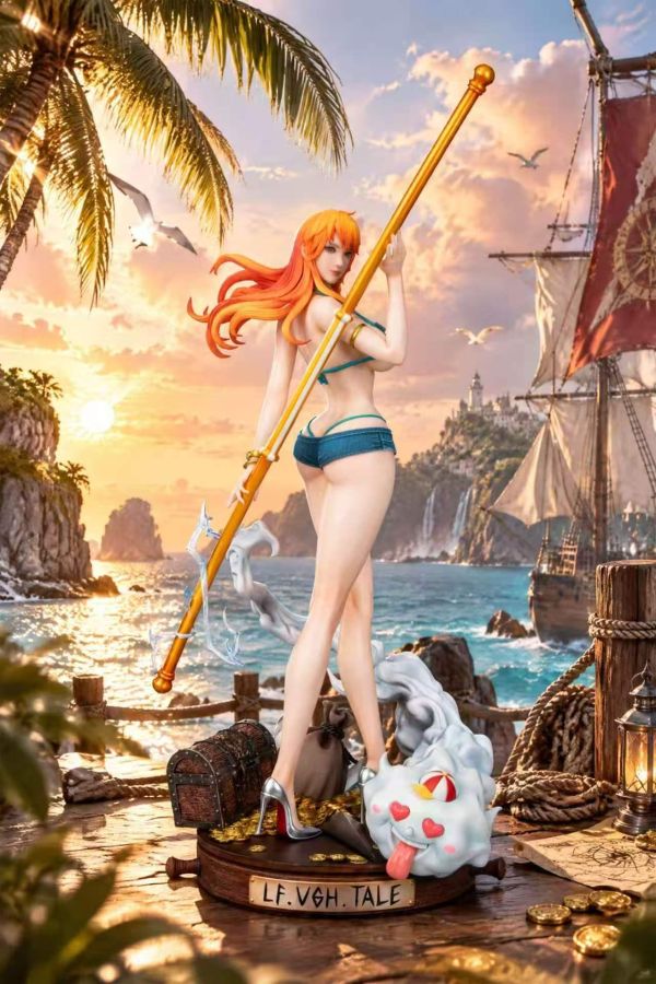 【預購】Restart-Studio > 海賊王 > 1/6 愛財少女 娜美 (三版本) Lark,惡靈古堡,里昂,GK,玩具,收藏,擺件,模型,公仔,人偶,手辦,動漫