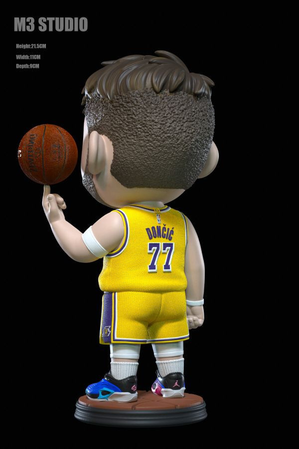 【售罄-代購/追加服務請洽客服】M3工作室 > NBA > 湖人隊 Q版盧卡·唐西奇 火影忍者,NARUTO,夕日紅,GK,玩具,模型,雕像,共鳴