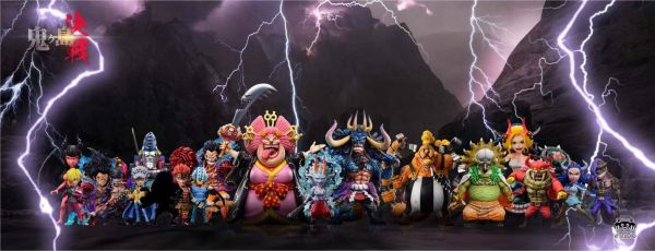 【預購】Yz>海賊王>鬼島決戰系列第十九彈 人獸培濟萬 怪博士與機器娃娃,阿拉蕾,GK,玩具,模型,雕像,擺飾,收藏,共鳴