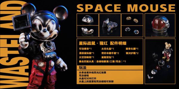 【預購】WeArtDoing X 廢核戰記 星際戰鼠 & 時空戰士(雙配色) 