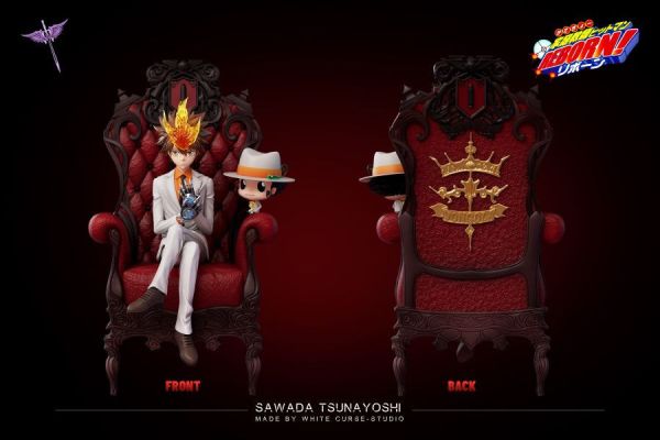 【預購】White Curse > 家庭教師HITMAN REBORN! > 1/4&1/6 沙發坐姿系列 澤田綱吉 (雙比例) (雙版本) White Curse,家庭教師HITMAN REBORN!,澤田綱吉,GK,玩具,收藏,擺件,模型,公仔,人偶,手辦,動漫