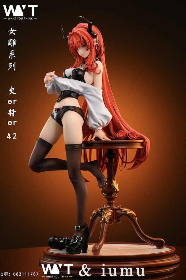 【售罄-代購/追加服務請洽客服】WYT & 畫師iumu>明日方舟>1/4 女雕系列第一彈 史爾特爾 明日方舟,史爾特爾,女雕系列第一彈,WYT,畫師iumu,GK,玩具,模型,雕像,共鳴