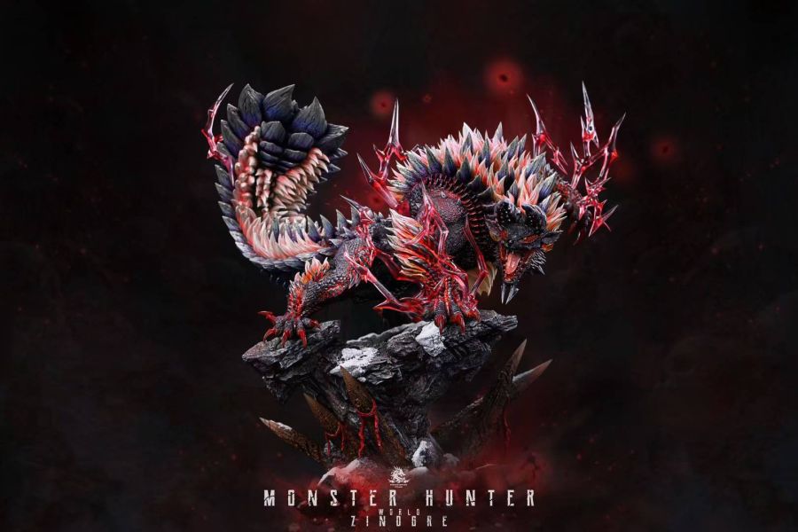 【售罄-代購/追加服務請洽客服】DragonRealm-Studio > 魔物獵人 > 雷狼龍&獄狼龍 (雙版本) 魔物獵人,雷狼龍&獄狼龍,GK,玩具,模型,雕像,共鳴