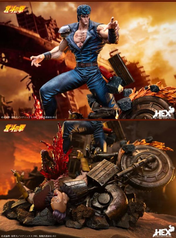 【預購】HEX Collectibles > 北斗神拳 > 1/6 拳四郎 ANIKINGDOM,集美殿堂,海賊王,索隆,燼,GK,玩具,收藏,擺件,模型,公仔,人偶,手辦,動漫