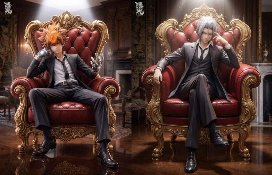 【預購】浮光-Studio > 家庭教師HITMAN REBORN! > 王座系列001 澤田綱吉 浮光-Studio,家庭教師HITMAN REBORN!,澤田綱吉,GK,玩具,收藏,擺件,模型,公仔,人偶,手辦,動漫